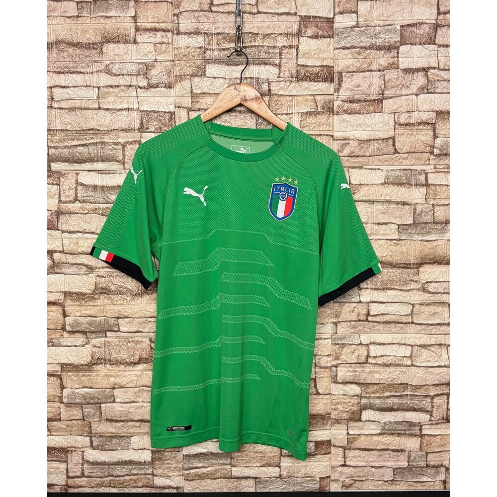 Puma Italy National Team 2018 third goalkeeper soccer jersey Mens Sz Medium